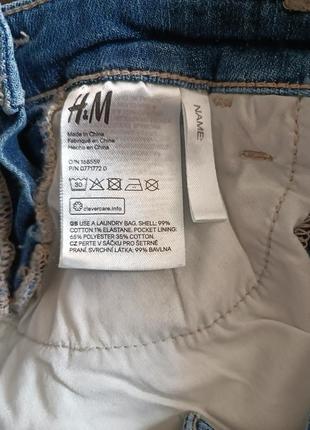 Джинсовый комбинезон h&amp;m 11-12 лет 8