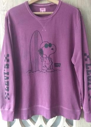 Кофта levi's strauss  , peanuts , snoopy , снупі