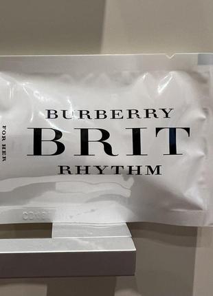 Туалетна вода burberry brit rhythm for women пробник 2 мл