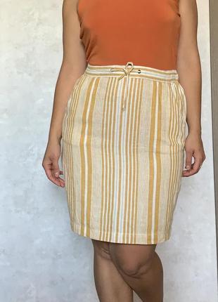 Лляна спідниці на зав‘язці