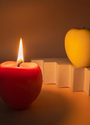 Соевая свеча-яблоко3 фото