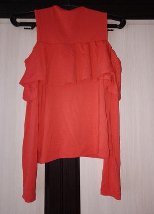 Блуза с открытыми плечами2 фото