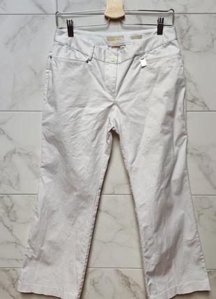 Шикарные брендовые базовые белые брюки michael kors (оригинал)