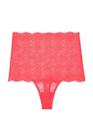 Трусики стрінги мереживні висока посадка victoria's secret оригінал