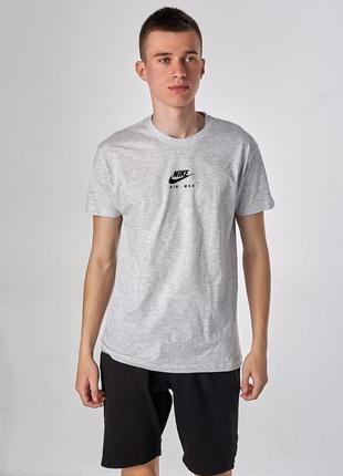 Футболка чоловіча nike, сіра розміри s m l xl