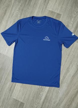 Чоловіча футболка / champion / синя футболка / поло / чоловічий одяг /