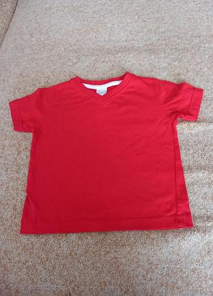 Фирменная футболка 12-18мес