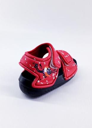Дитячі босоніжки-сандалі для малюків (6620-1) 18-23р червоний5 фото