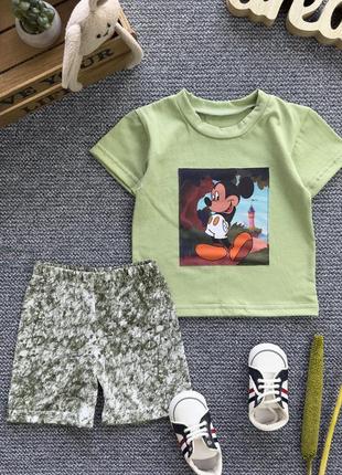 Літній костюм з мікі маусом