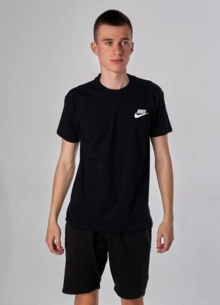 Футболка мужская nike, серый размеры s m l xl3 фото