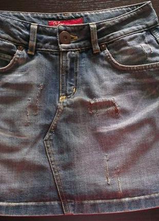 Продам б/у джинсовую юбку от orbac