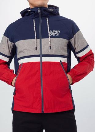 Новая куртка ветровка superdry premium