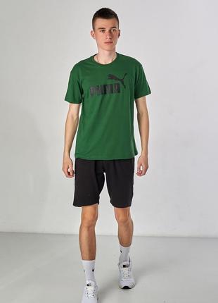 Футболка мужская puma, зеленый размеры s m l xl