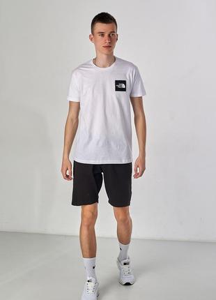 Футболка чоловіча Never give up, білий розміри s m l xl