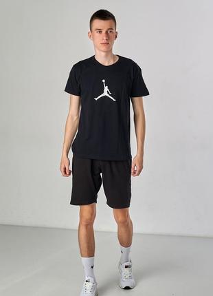 Футболка мужская jordan, черный размеры s m l xl