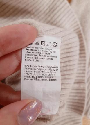 Кофта на плече river island s шерсть лана 8