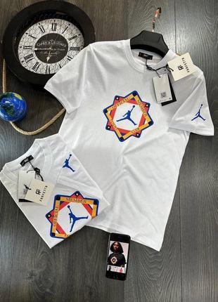 Мужская футболка аэр джордан / брендовые футболки от air jordan мужские4 фото