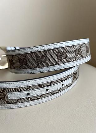 Ремень gucci gg canvas belt оригинал