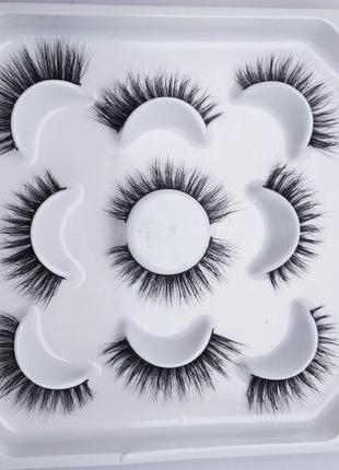 Набір накладних вій (5 пар)