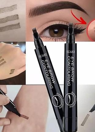 Водостойкий карандаш для бровей с эффектом микроблейдинга tint my 4 - tip brow...