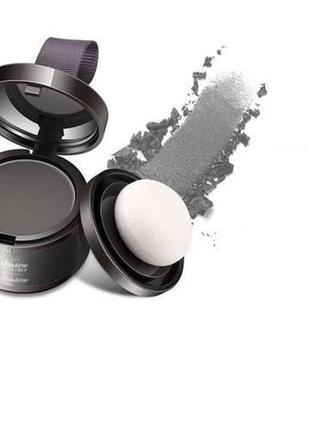 Пудра для волосся suake відтінкова для надання об'єму та корекції лінії росту волосся чорна 04