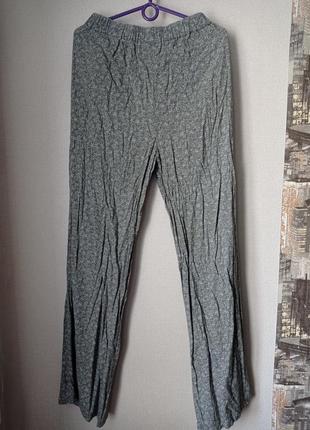 Летние, легкие брюки из вискозы, цвет светлый хаки, размер 48-522 фото