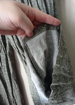 Летние, легкие брюки из вискозы, цвет светлый хаки, размер 48-526 фото