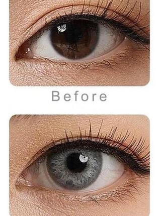 Цветные контактные линзы для глаз, натуральные серые, cool gray без диоптрий + контейнер10 фото