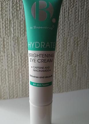 Осветляющий крем под глаза superdrug naturally brightening eye cream  15 мл