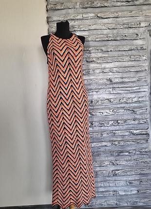 Вязаное платье в стиле missoni