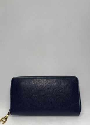 Большой женский кожаный фирменный кошелек estée lauder.1 фото