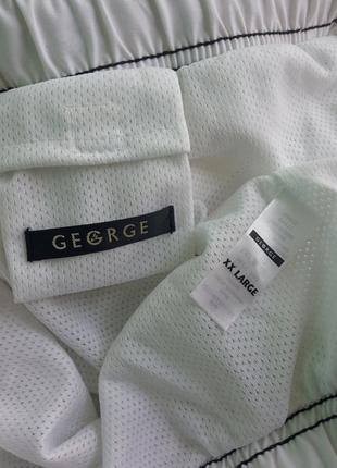 Чоловічий одяг/ пляжні шорти білі 🤍 58/60 великий розмір/ бренд george6 фото
