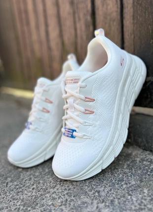 Текстильні повсякденні базові комфортні кросівки skechers /сша/4 фото