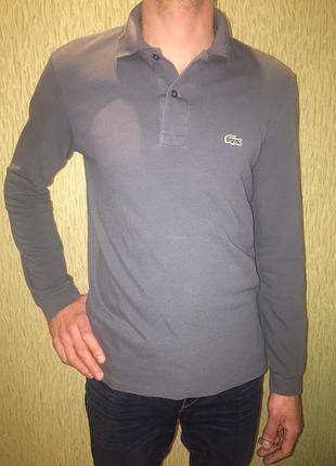 Поло с длинным рукавом lacoste лонгслив