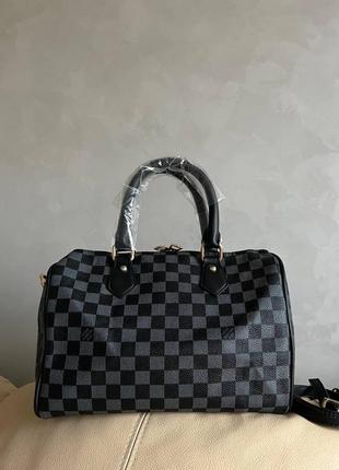 Сумка louis vuitton speedy grey