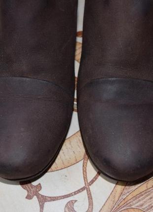 Кожаные ботинки демисезонные ecco натуральная матовая кожа9 фото