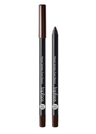 Карандаш-кайал для глаз topface "velvet smokey eyes pencil" 004