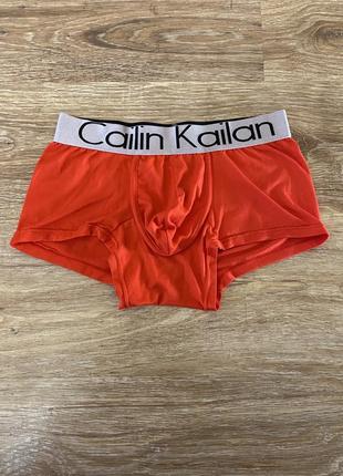 Классные, трусы, боксерки, мужские, кораллового цвета, от дорогого бренда: calvin klein 👌2 фото