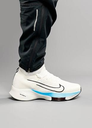 Чоловічі кросівки nike air zoom tempo next% white sky6 фото