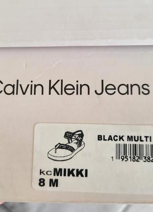 Сандалии mikki eva calvin klein размер us8, 38-398 фото