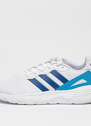 Кросівки чоловічі adidas nebzed cloudfoam gx4283 (білі, текстиль, бігові, повсякденні, бренд адідас)
