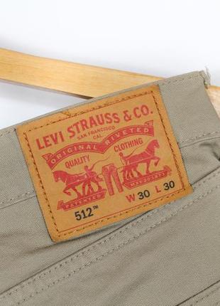 Брюки чинос levi’s slim оригинал мужские размер w30 l304 фото