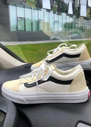 Кеды vans, бежевые р. 37-417 фото