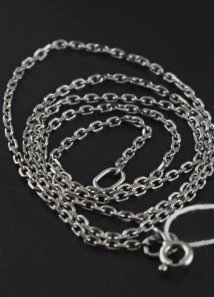 Срібний ланцюг 2,80 гр, 45 см, плетіння якорне  срібло 925 проба