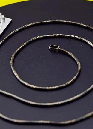 Срібний ланцюг 6,30 гр,45 см, плетіння снейк  срібло 925 проба