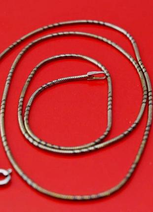 Срібний ланцюг 5,40 гр,45 см, плетіння снейк  срібло 925 проба