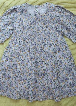 Плаття з дрібними квітами zara 3-4 роки