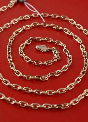 Золотий ланцюг, якірне плетіння 11,27 гр, 60 см, золото 585 проба