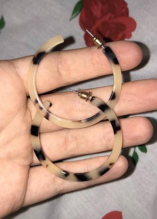 Сережки кольца