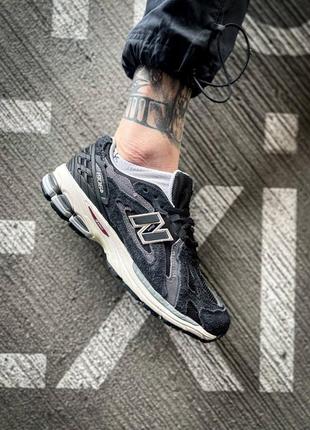 Мужские кроссовки new balance 1906d protection pack black grey beige